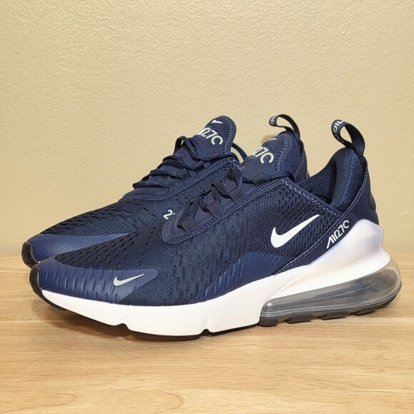 Nike Air Max 270 Midnight Navy Blue White AH8050-406 Men\'s Size 8 main image 4